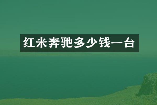 红米奔驰多少钱一台