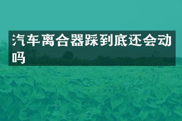 汽车离合器踩到底还会动吗