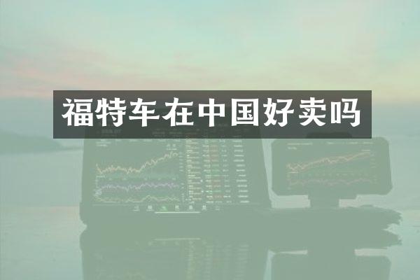 福特车在中国好卖吗