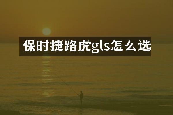 保时捷路虎gls怎么选