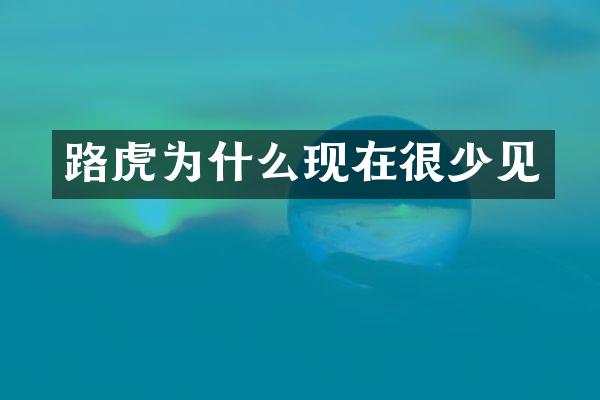 路虎为什么现在很少见