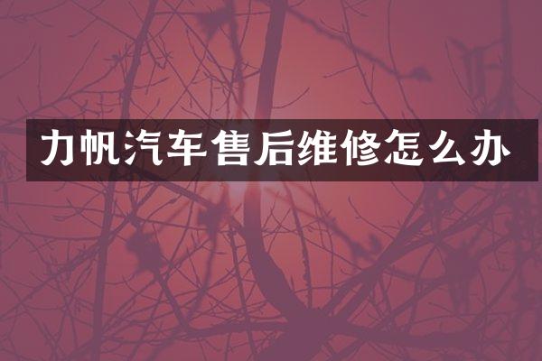 力帆汽车售后维修怎么办