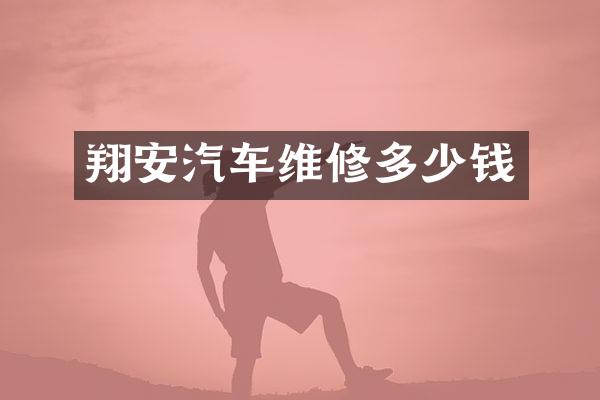 翔安汽车维修多少钱