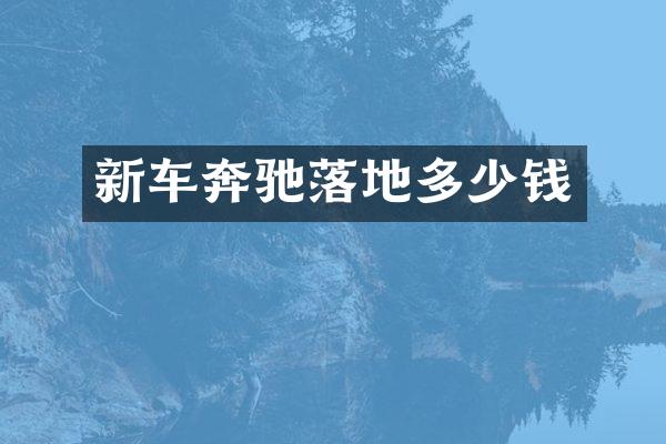 新车奔驰落地多少钱