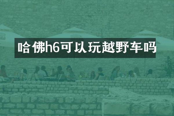 哈佛h6可以玩越野车吗