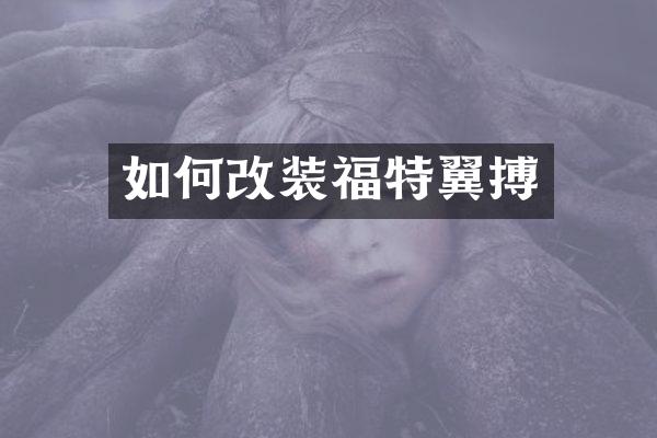 如何改装福特翼搏