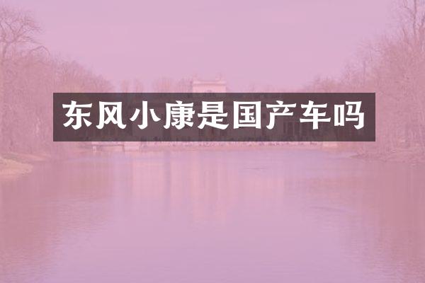 东风小康是国产车吗