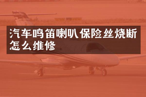 汽车鸣笛喇叭保险丝烧断怎么维修