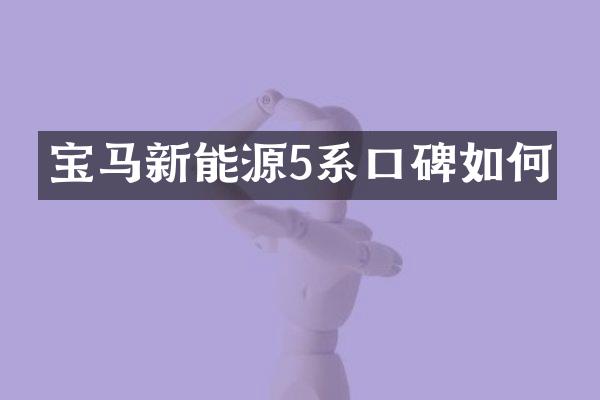 宝马新能源5系口碑如何