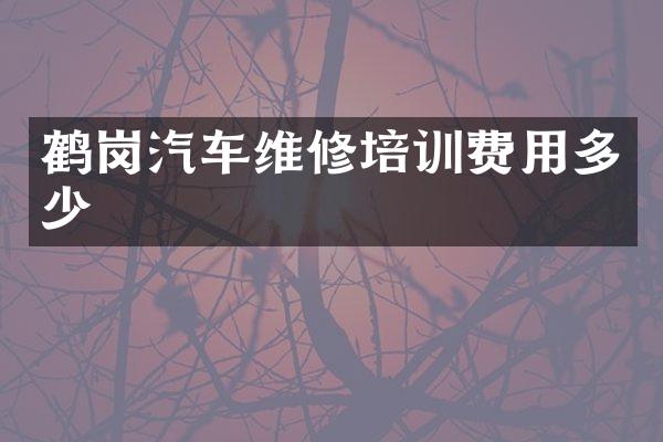 鹤岗汽车维修培训费用多少
