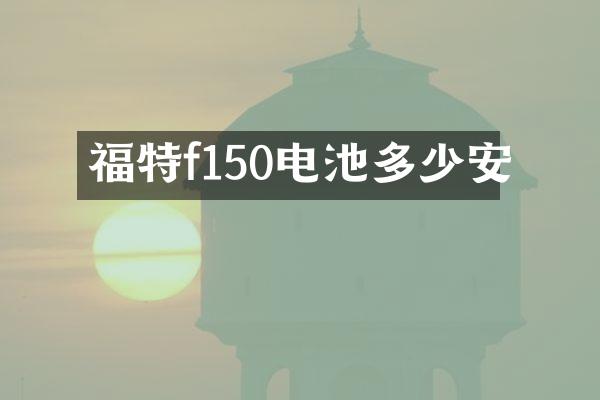 福特f150电池多少安