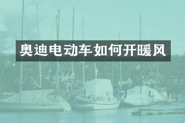 奥迪电动车如何开暖风