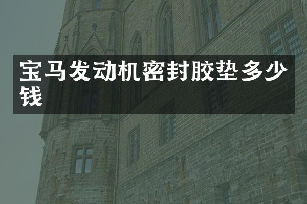 宝马发动机密封胶垫多少钱