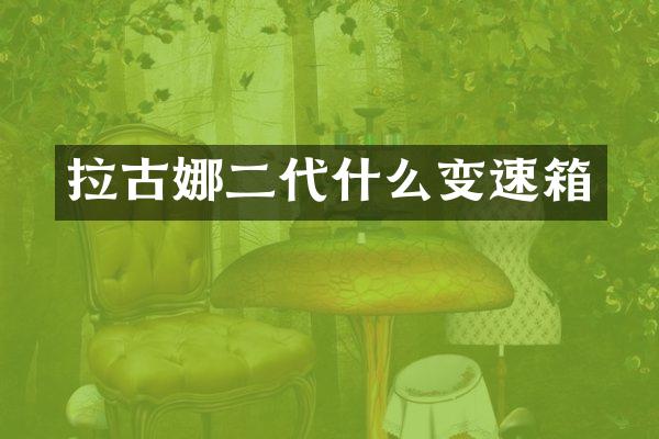 拉古娜二代什么变速箱