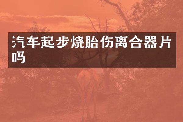 汽车起步烧胎伤离合器片吗
