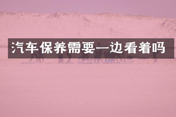 汽车保养需要一边看着吗