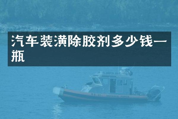 汽车装潢除胶剂多少钱一瓶