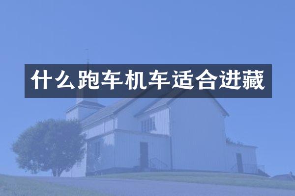 什么跑车机车适合进藏