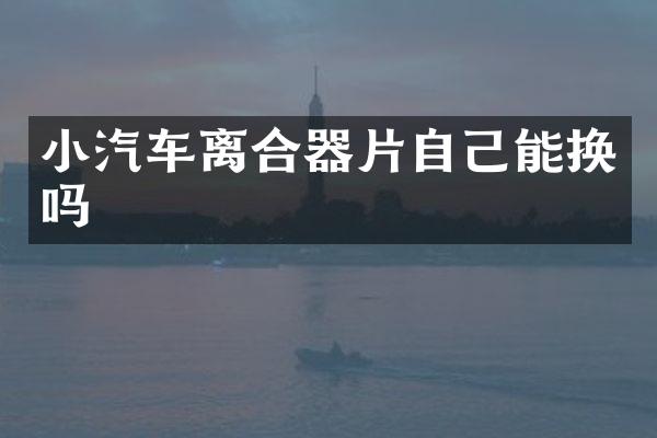 小汽车离合器片自己能换吗