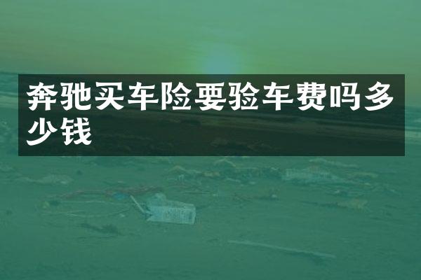奔驰买车险要验车费吗多少钱