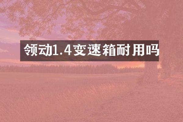 领动1.4变速箱耐用吗
