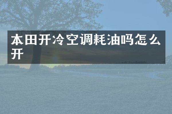 本田开冷空调耗油吗怎么开