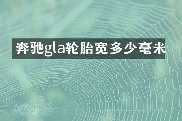 奔驰gla轮胎宽多少毫米