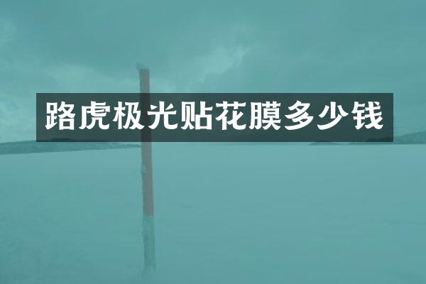 路虎极光贴花膜多少钱