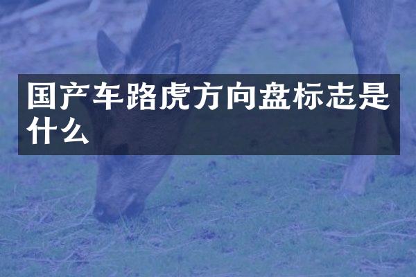 国产车路虎方向盘标志是什么