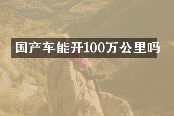 国产车能开100万公里吗