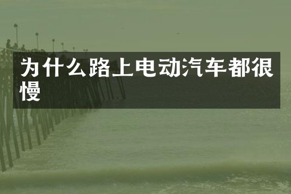 为什么路上电动汽车都很慢
