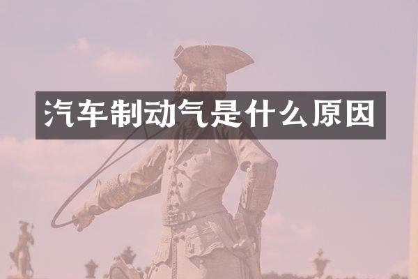 汽车制动气是什么原因