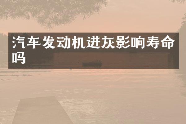 汽车发动机进灰影响寿命吗