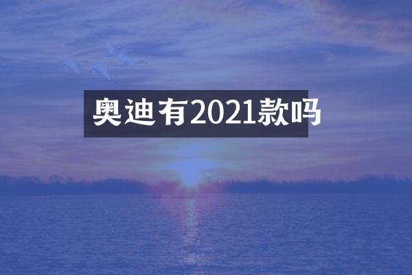 奥迪有2021款吗