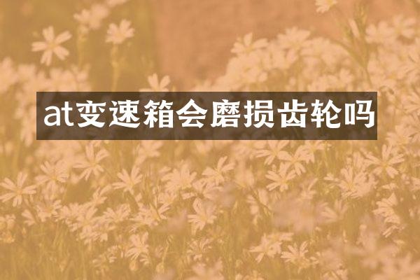 at变速箱会磨损齿轮吗