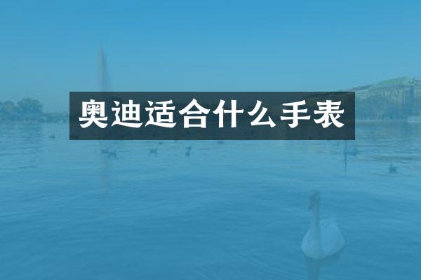 奥迪适合什么手表