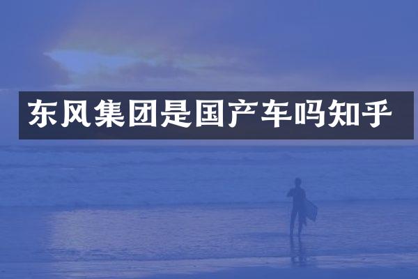 东风集团是国产车吗知乎