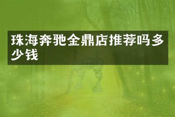 珠海奔驰金鼎店推荐吗多少钱