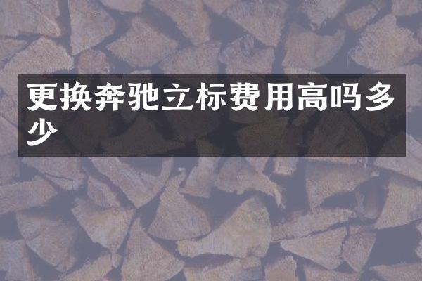更换奔驰立标费用高吗多少