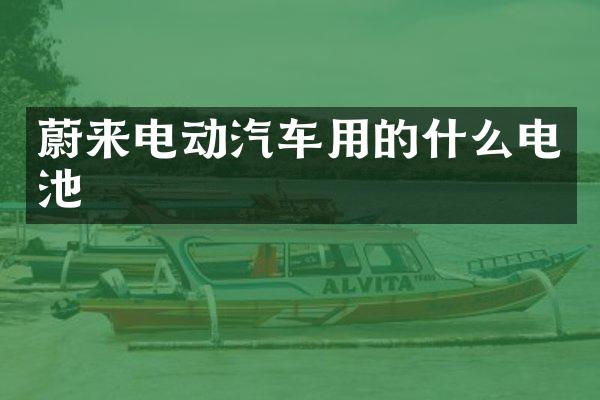 蔚来电动汽车用的什么电池