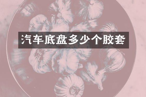 汽车底盘多少个胶套