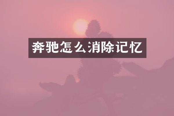 奔驰怎么消除记忆