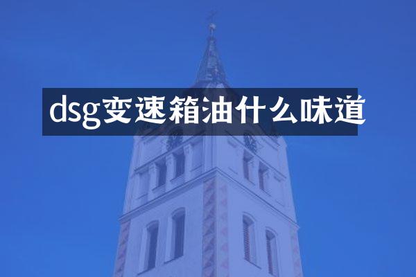 dsg变速箱油什么味道