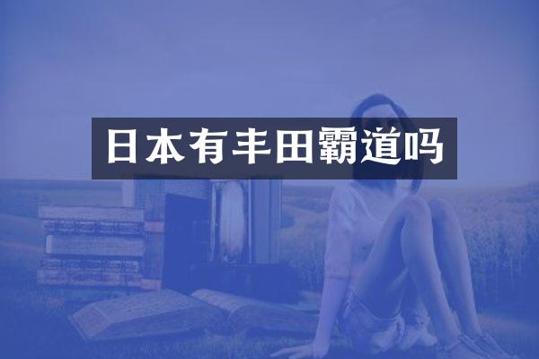 日本有丰田霸道吗