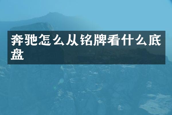 奔驰怎么从铭牌看什么底盘