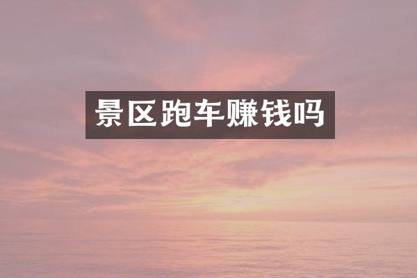 景区跑车赚钱吗