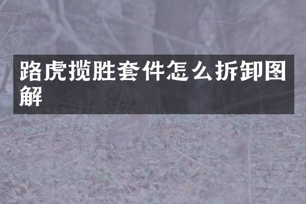 路虎揽胜套件怎么拆卸图解