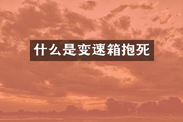 什么是变速箱抱死