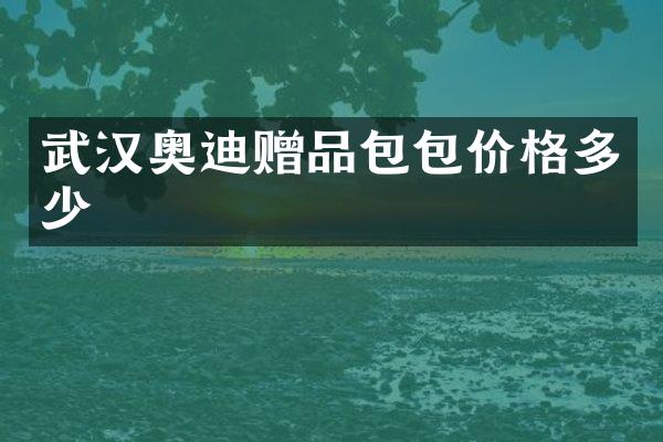 武汉奥迪赠品包包价格多少