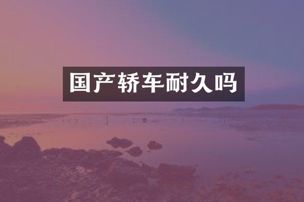 国产轿车耐久吗